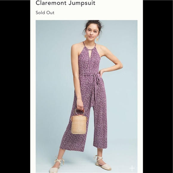 Anthropologie Purple Jumpsuit - Picture 4 of 4